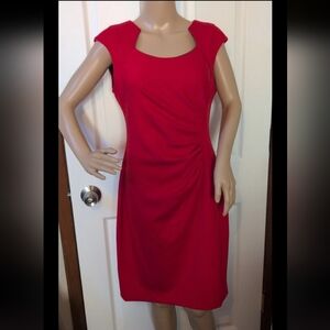 Calvin Klein red dress size 8